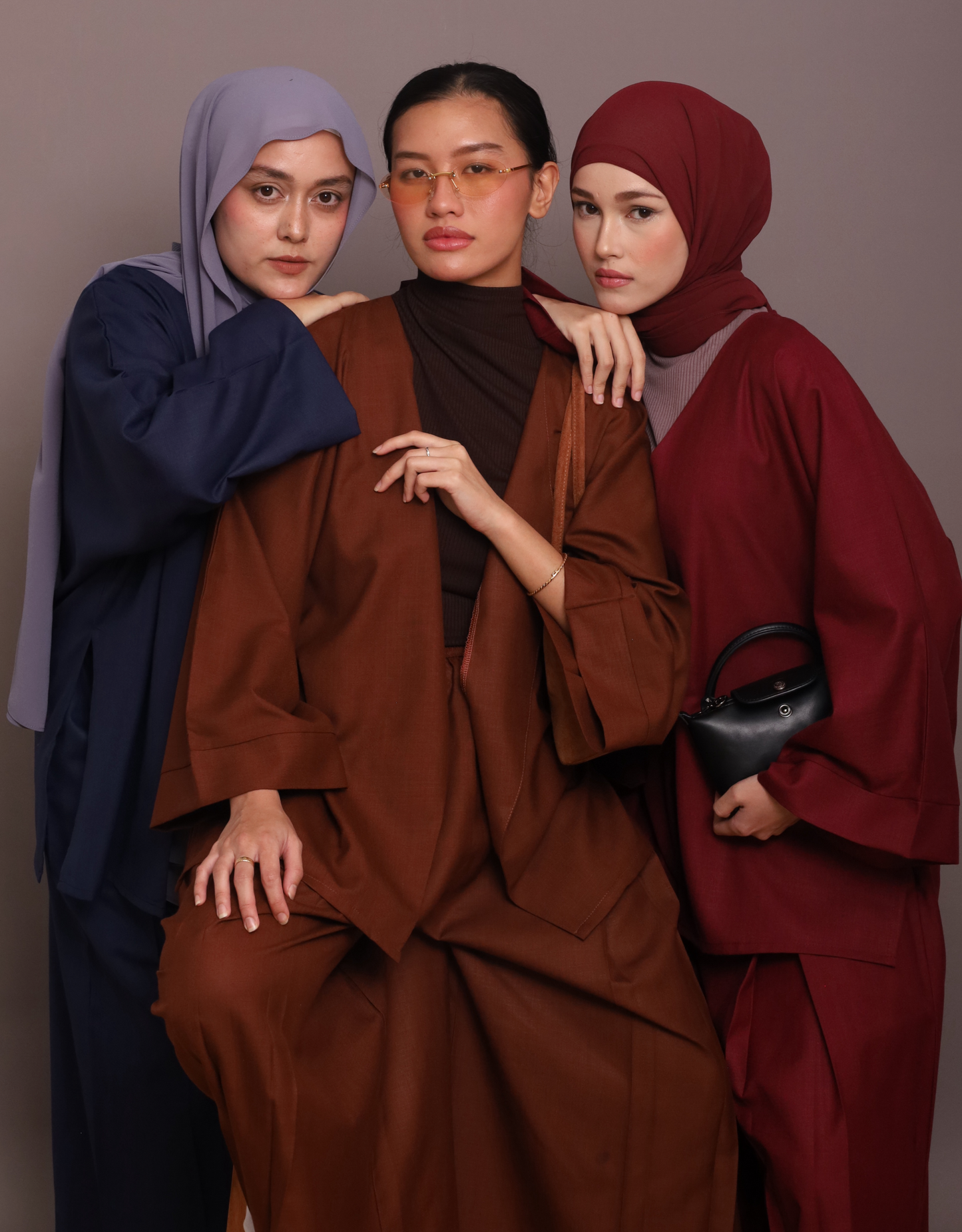 Basic-Linen in Burgundy