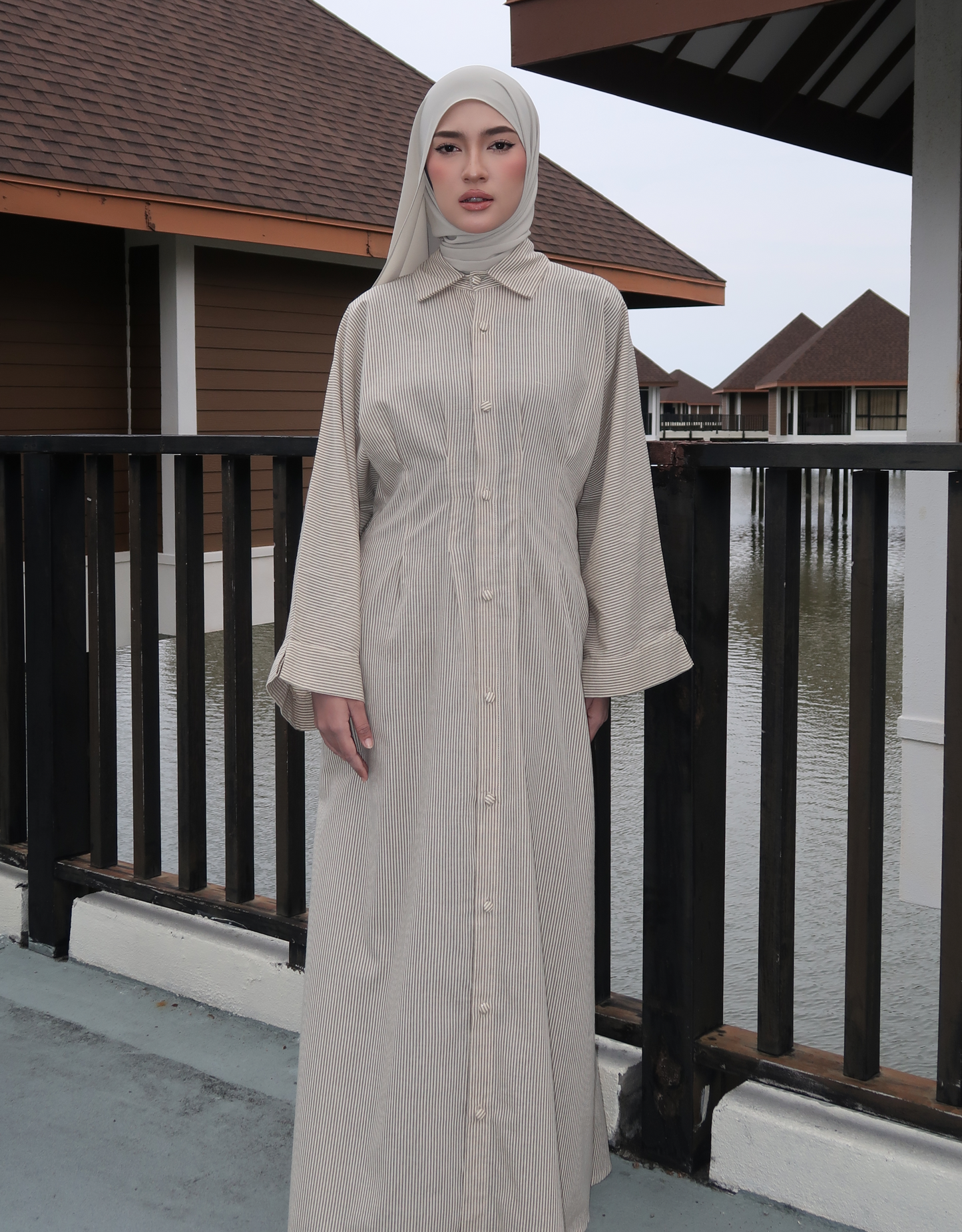 NOA Dress in Mist Green