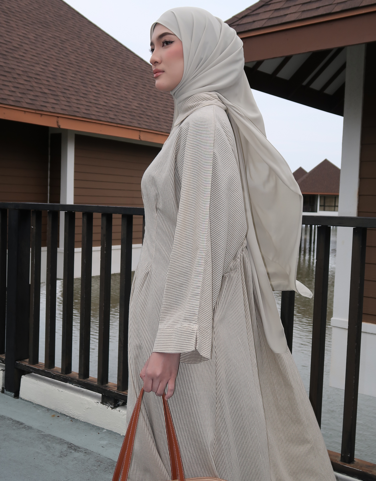 NOA Dress in Mist Green