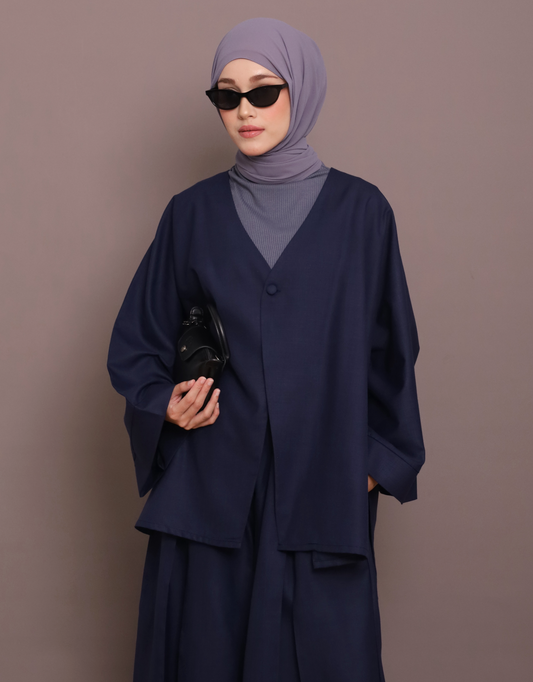Basic-Linen in Navy Blue