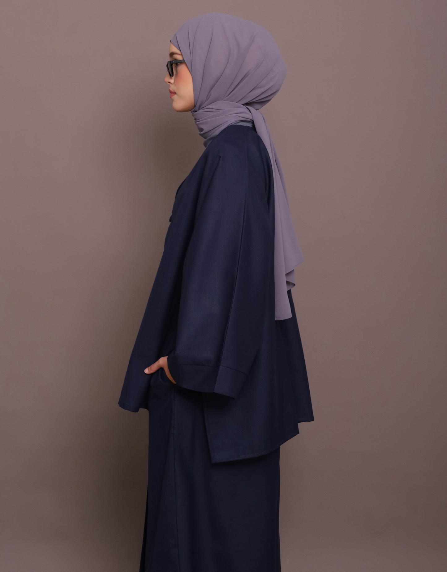 Basic-Linen in Navy Blue