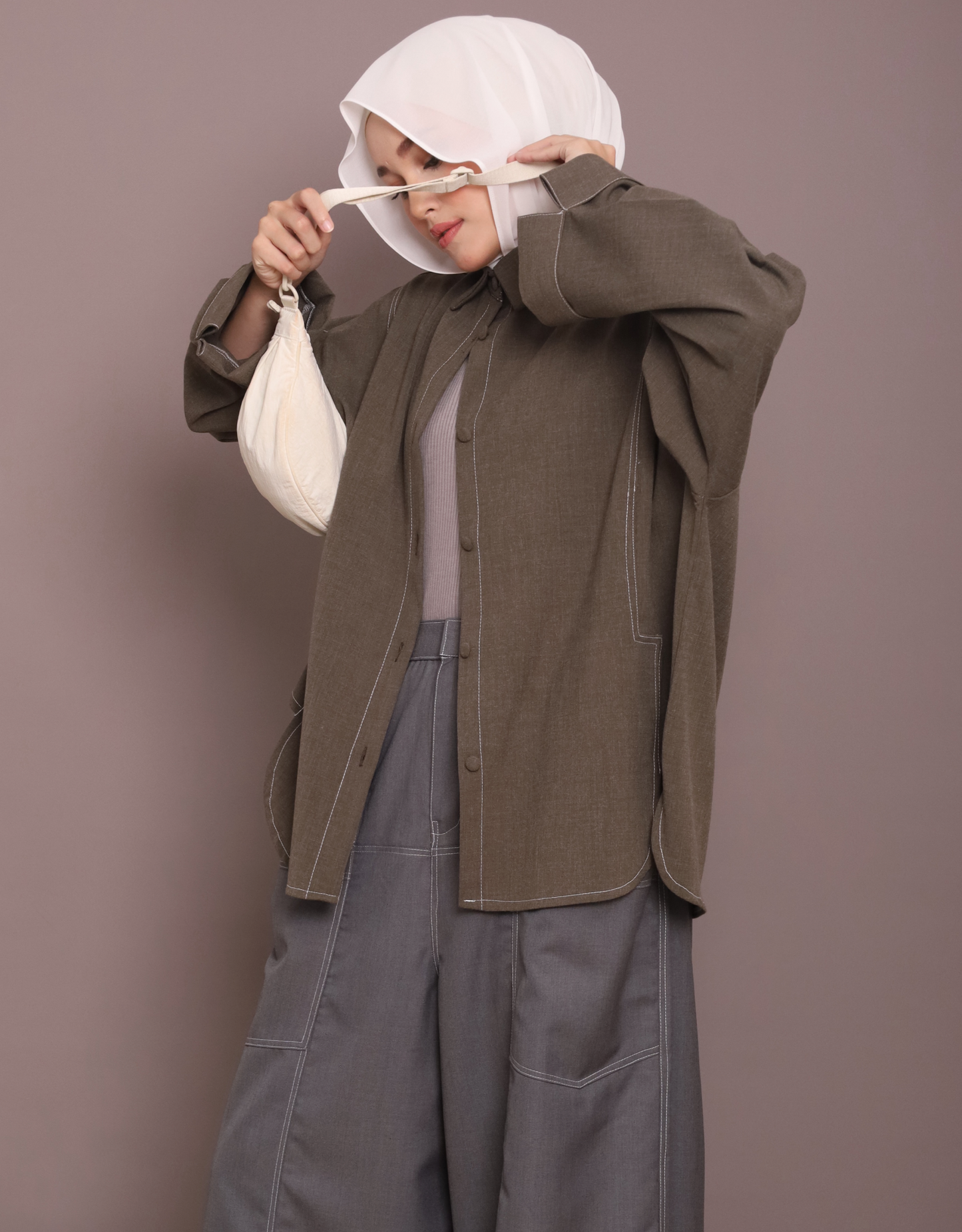 Kyoto Top in Sage