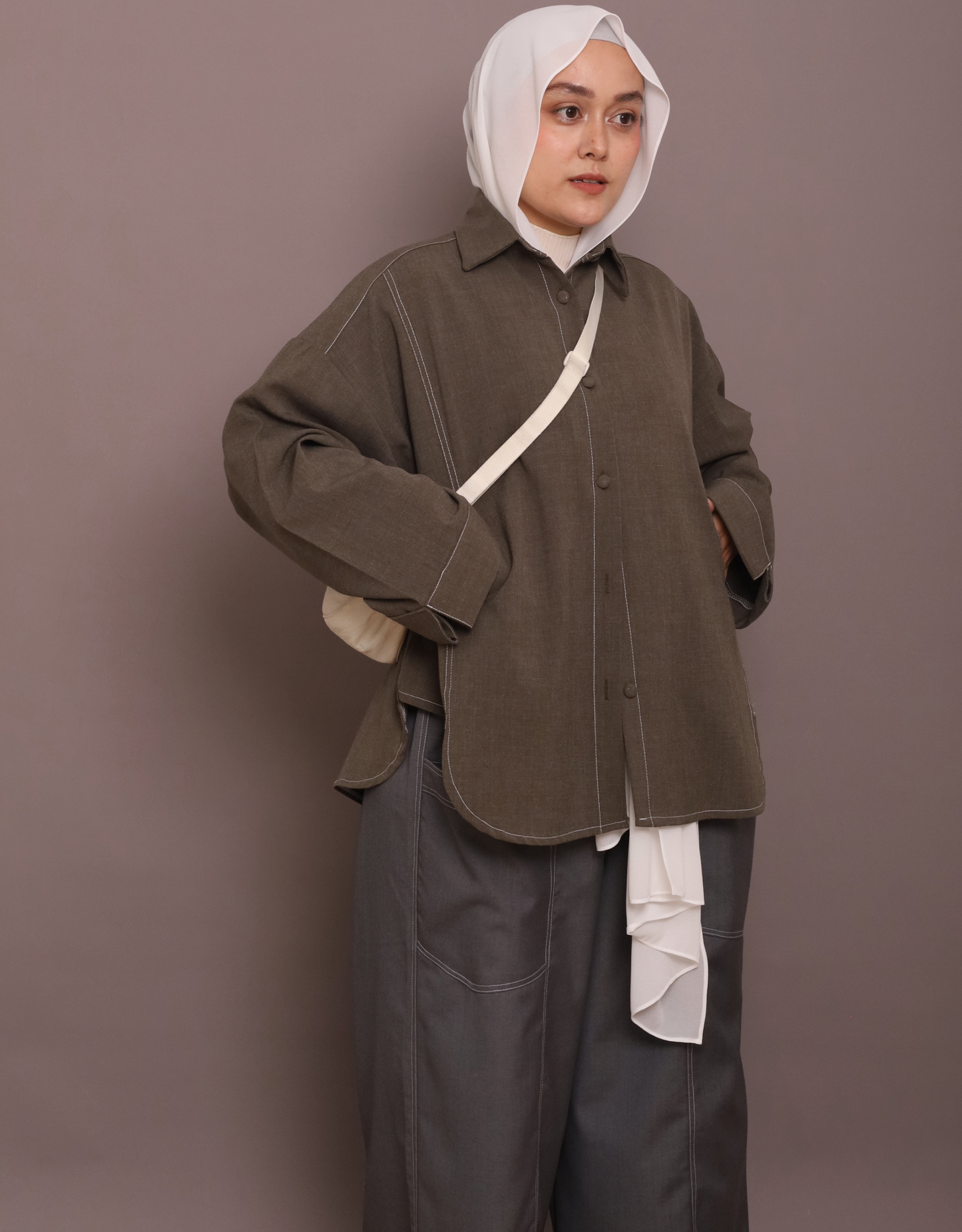Kyoto Top in Sage