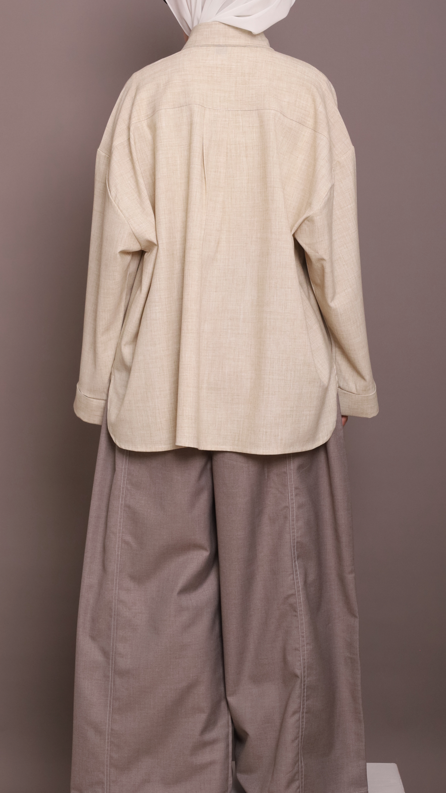 Kyoto Pants in Light Grey