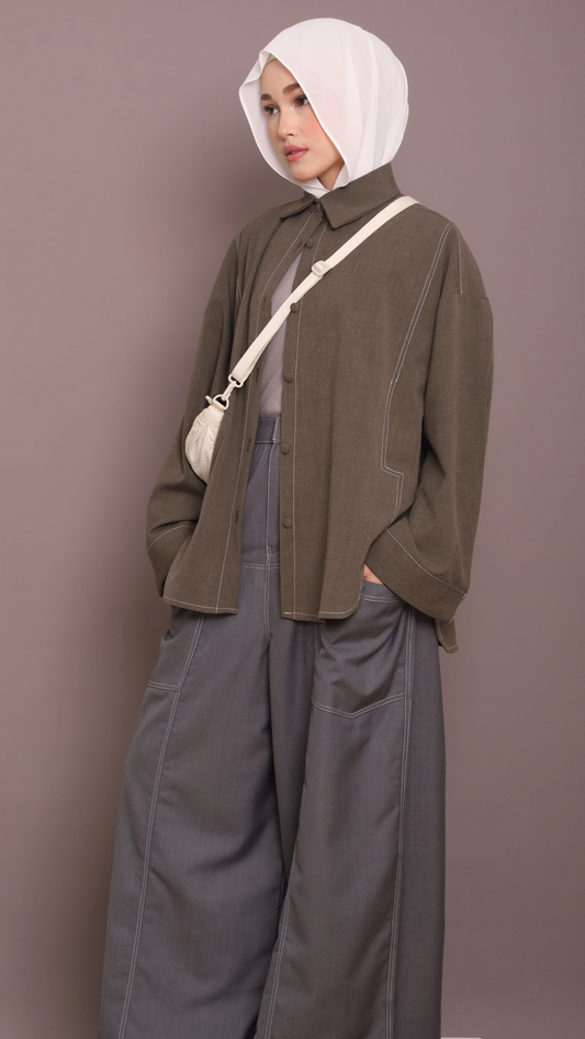 Kyoto Pants in Dark Grey