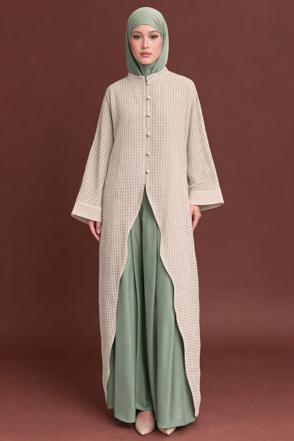 [NEW] Eid Co-ords in Sage Green