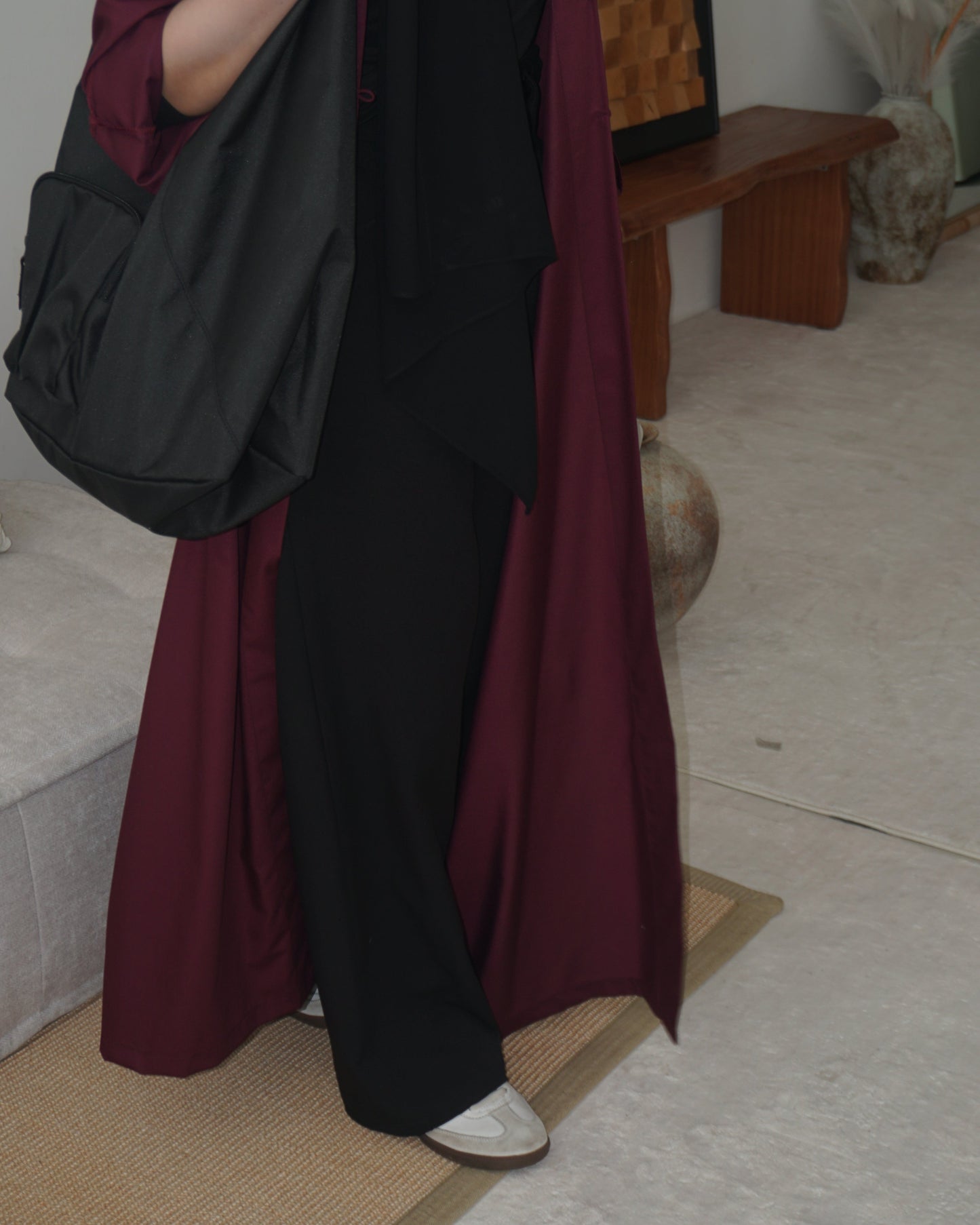 [OUTER ONLY] Plain Suri in Berry