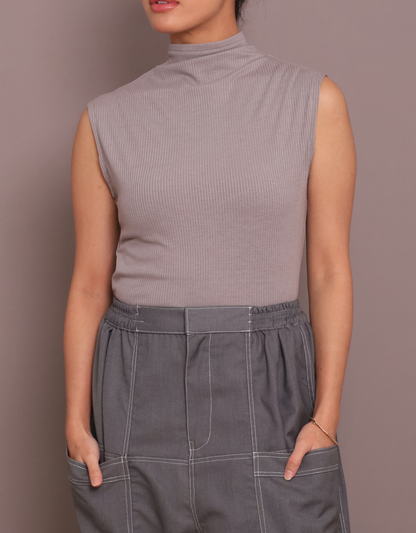 Ribbed Skin inner in Grey