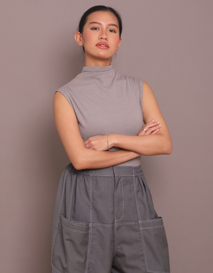 Ribbed Skin inner in Grey