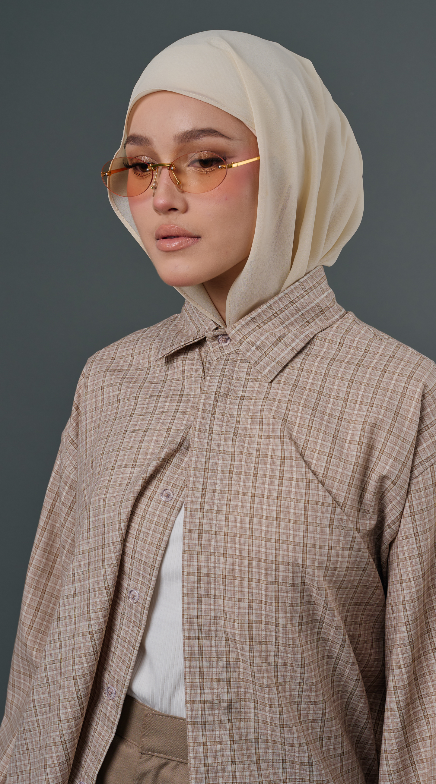 Boxy Set in Khaki
