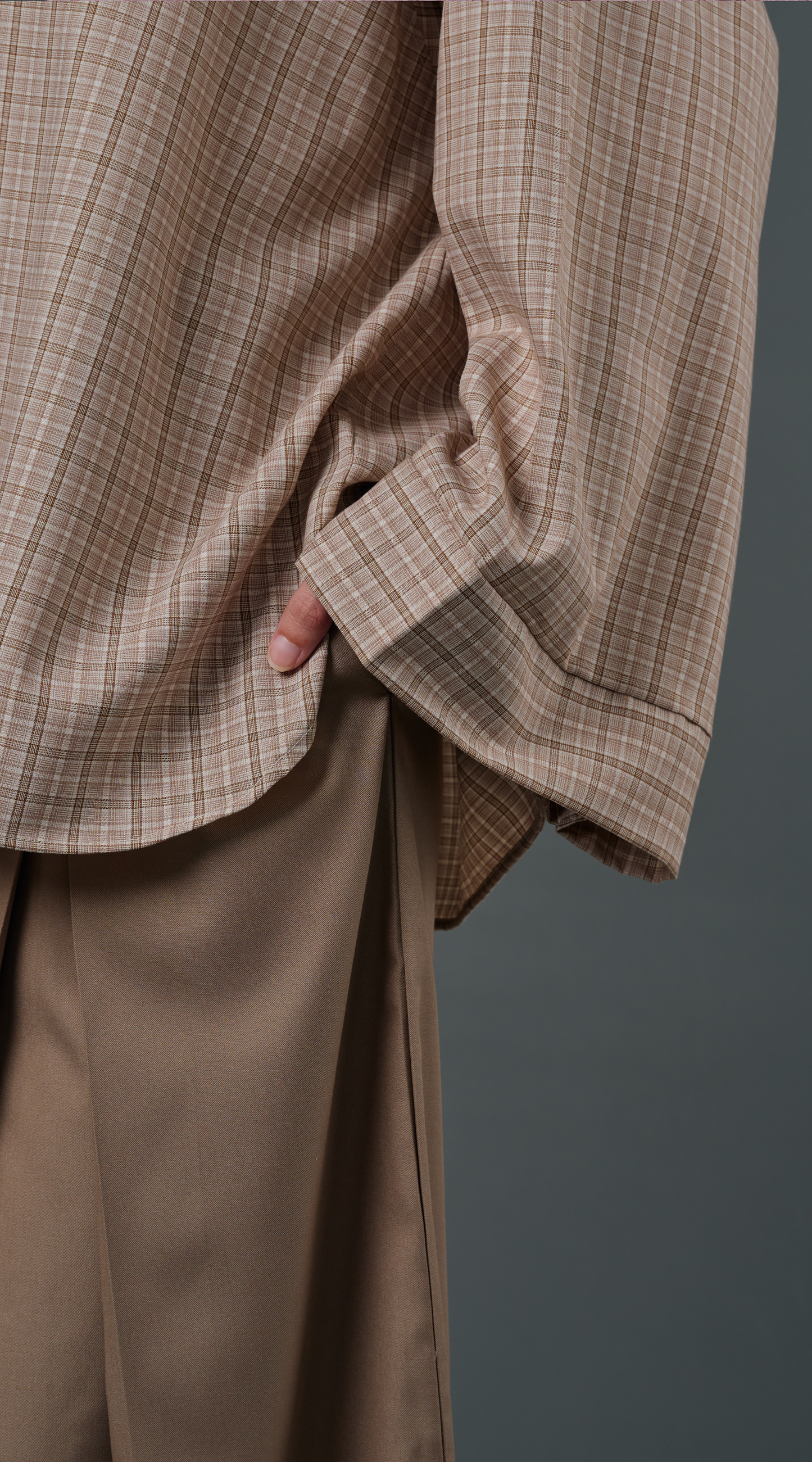 Boxy Set in Khaki
