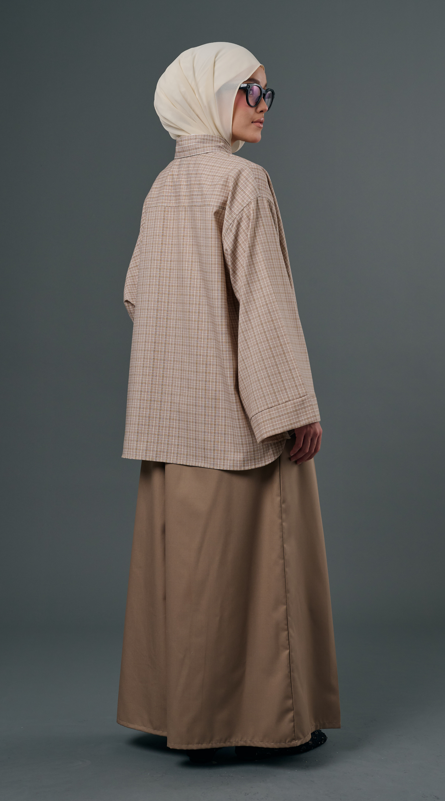 Boxy Set in Khaki