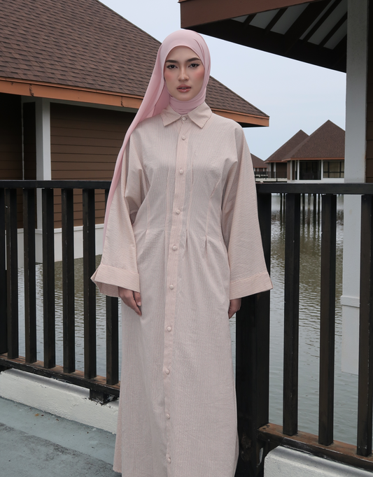 NOA Dress in Rose Pink
