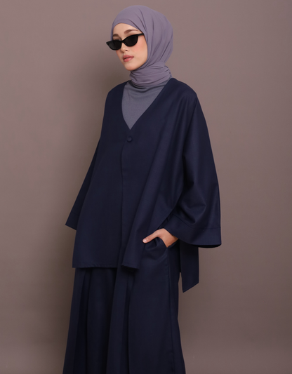 Basic-Linen in Navy Blue