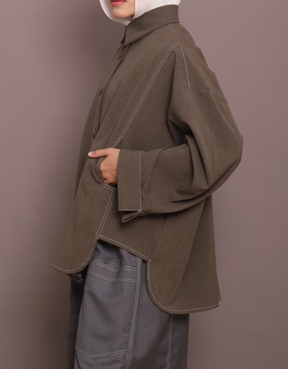 Kyoto Top in Sage