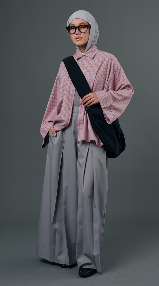 Boxy Set in Dusty Pink