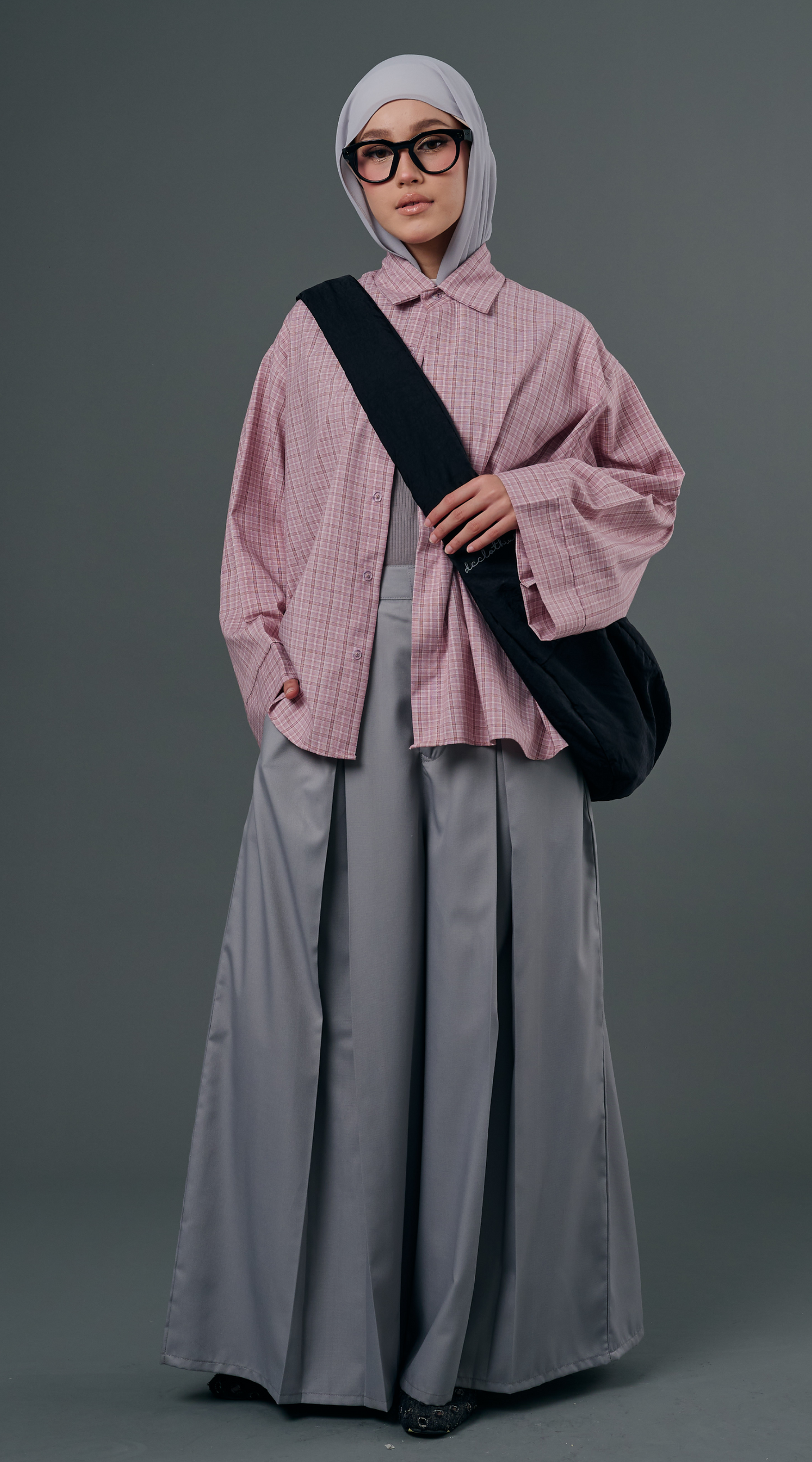Boxy Set in Dusty Pink