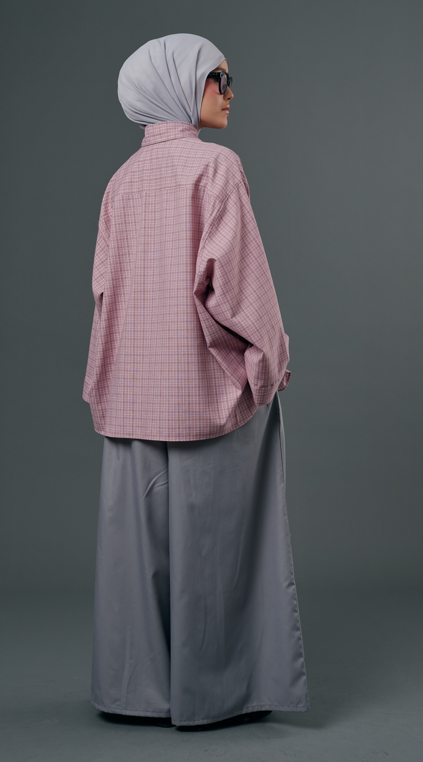 Boxy Set in Dusty Pink