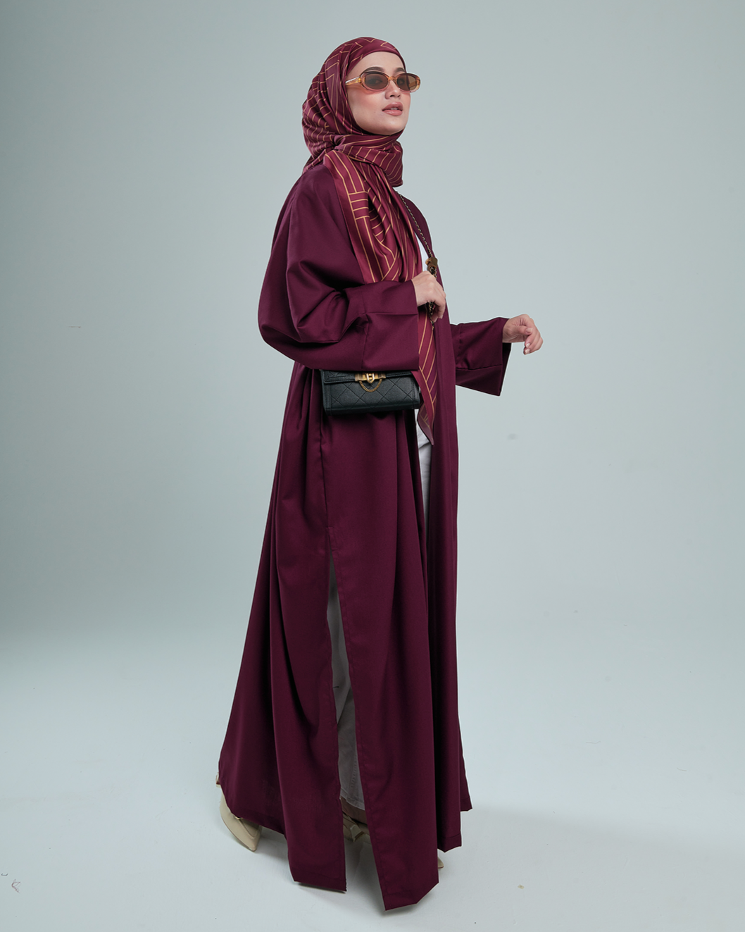 [OUTER ONLY] Plain Suri in Berry
