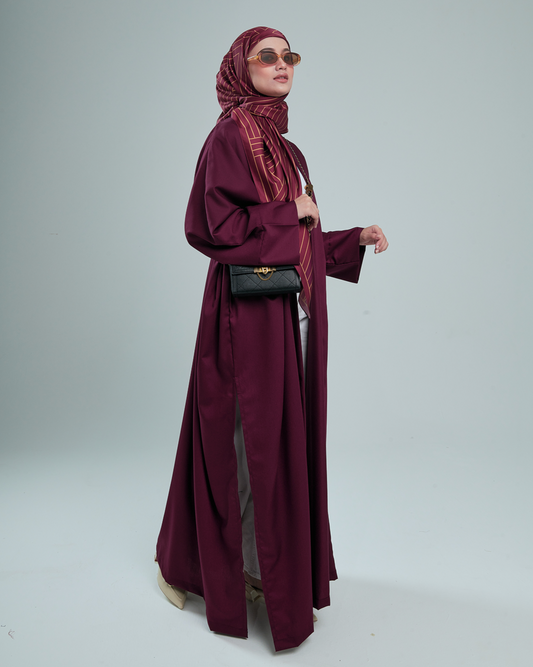 [OUTER ONLY] Plain Suri in Berry