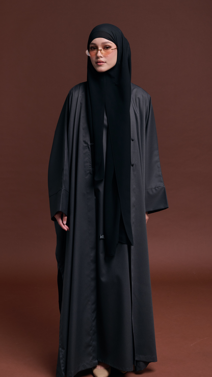 Emaan Set in Charcoal [Ramadhan Specials]