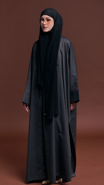 Emaan Set in Charcoal [Ramadhan Specials]