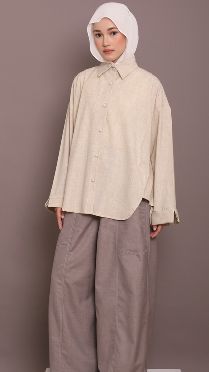 Kyoto Pants in Light Grey