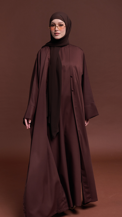 Emaan Set in Wood Brown [Ramadhan Specials]