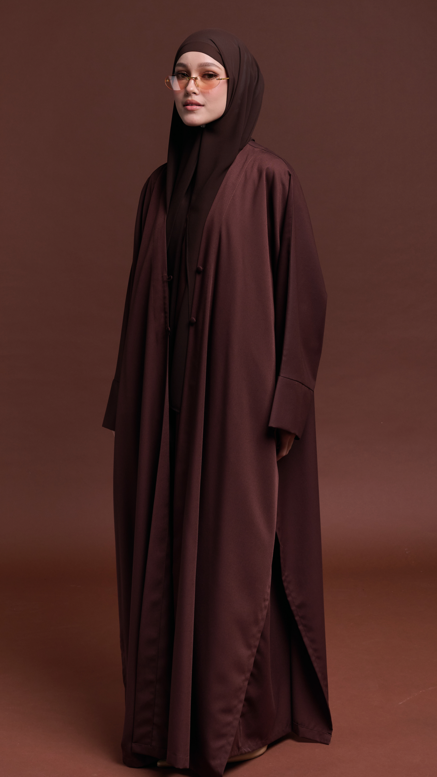 Emaan Set in Wood Brown [Ramadhan Specials]
