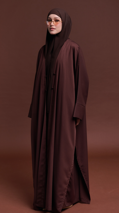 Emaan Set in Wood Brown [Ramadhan Specials]