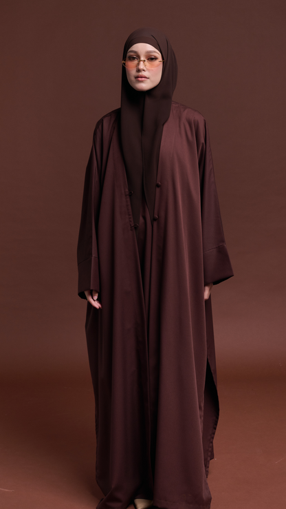 Emaan Set in Wood Brown [Ramadhan Specials]