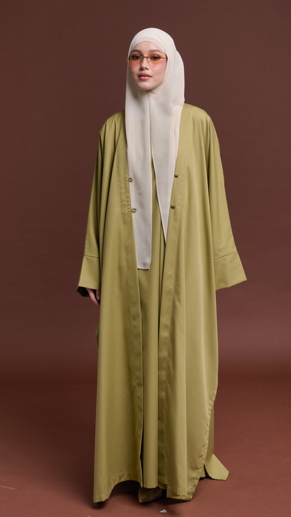 Emaan Set in Basil Green [Ramadhan Specials]