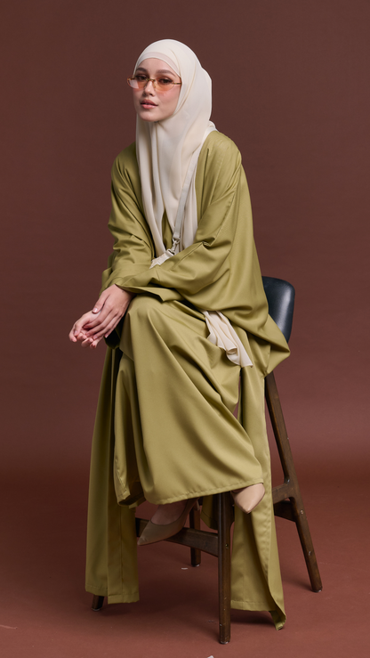 Emaan Set in Basil Green [Ramadhan Specials]