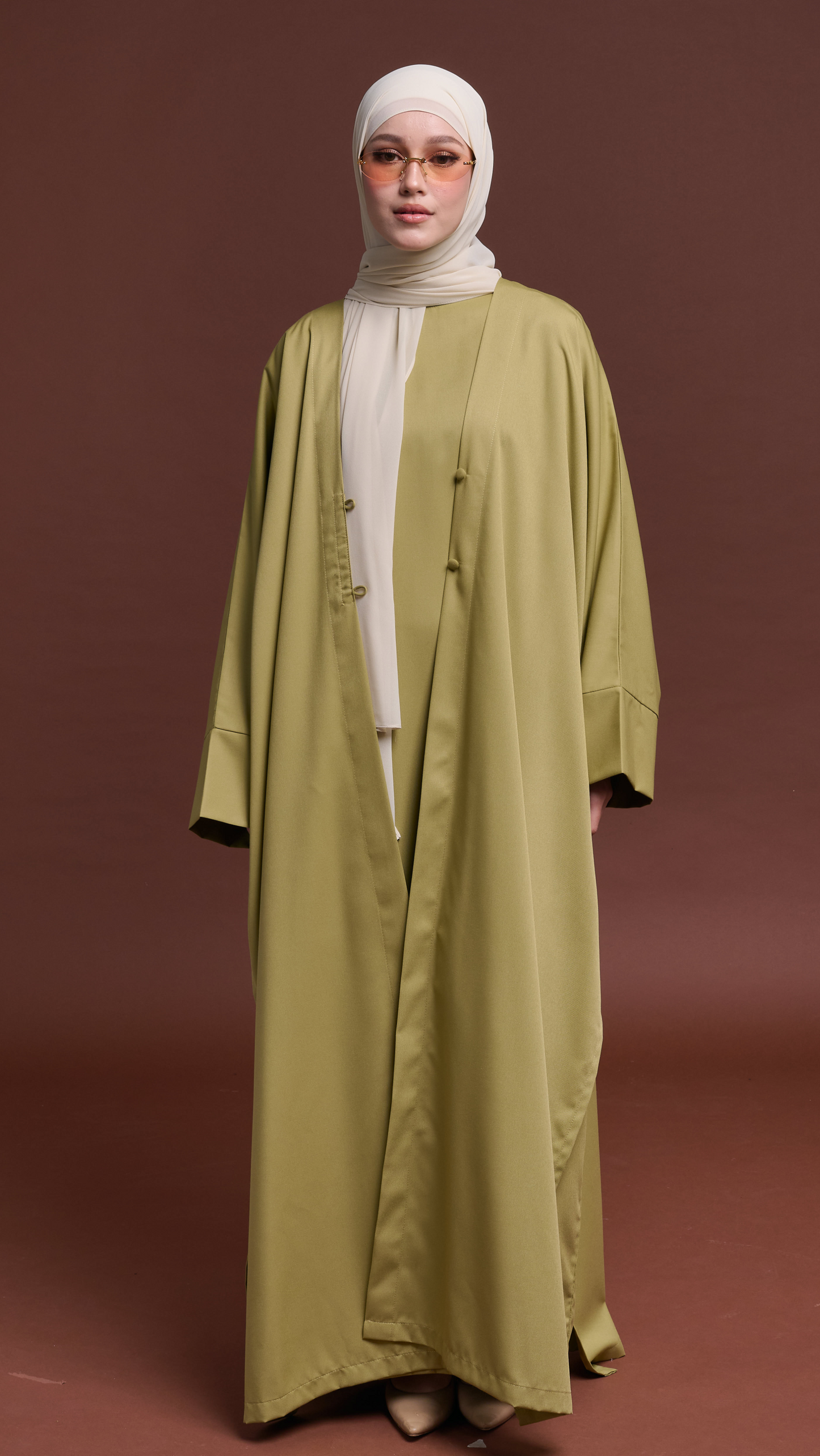 Emaan Set in Basil Green [Ramadhan Specials]