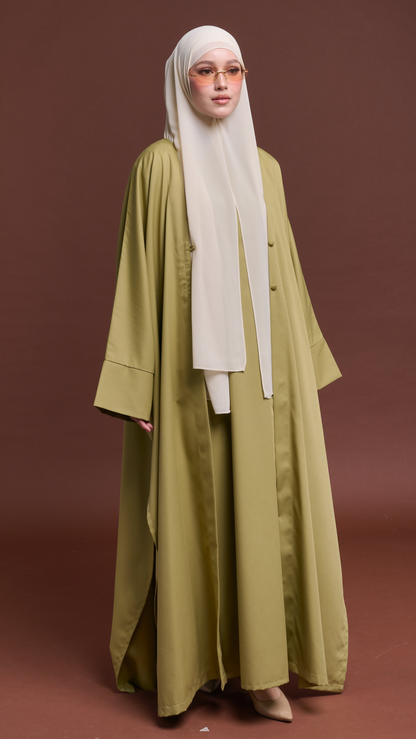 Emaan Set in Basil Green [Ramadhan Specials]