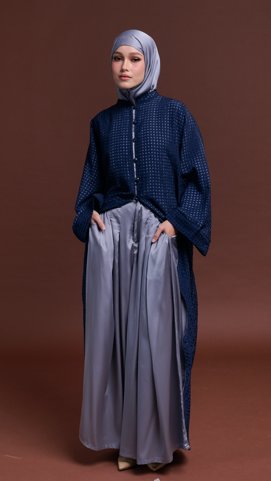 Eid Co-ords in Blueberry