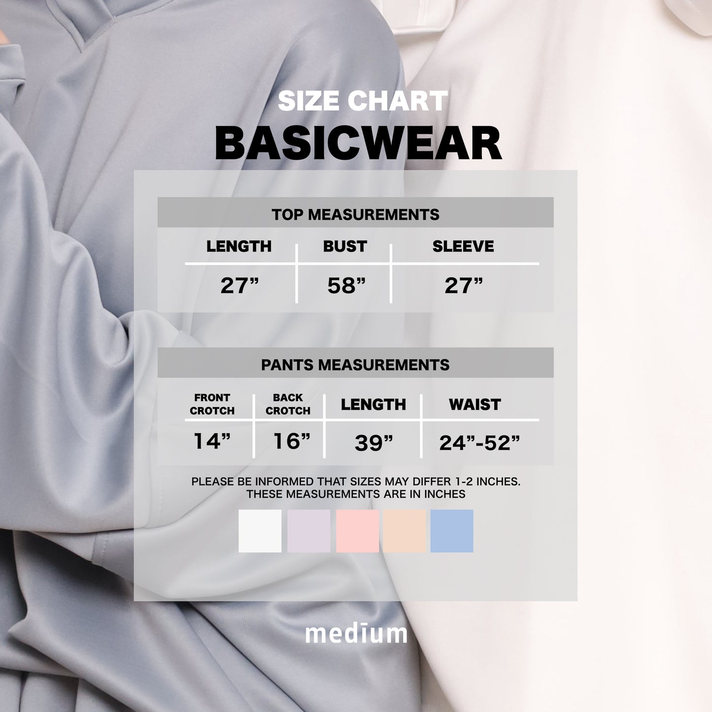 BASICWEAR in Aqua