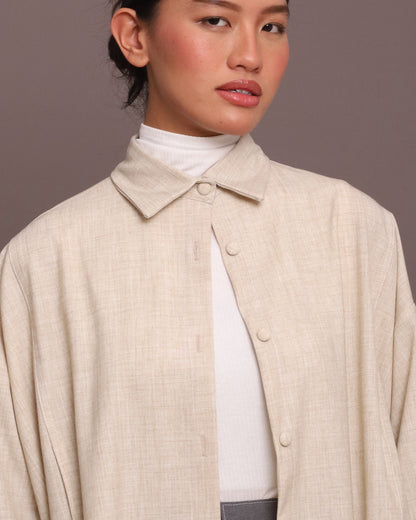 Ribbed Skin inner in White